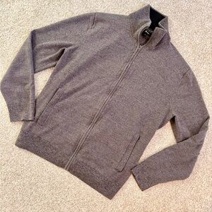 Banana Republic Men's Zip-Up Wool Sweater - fit runs small